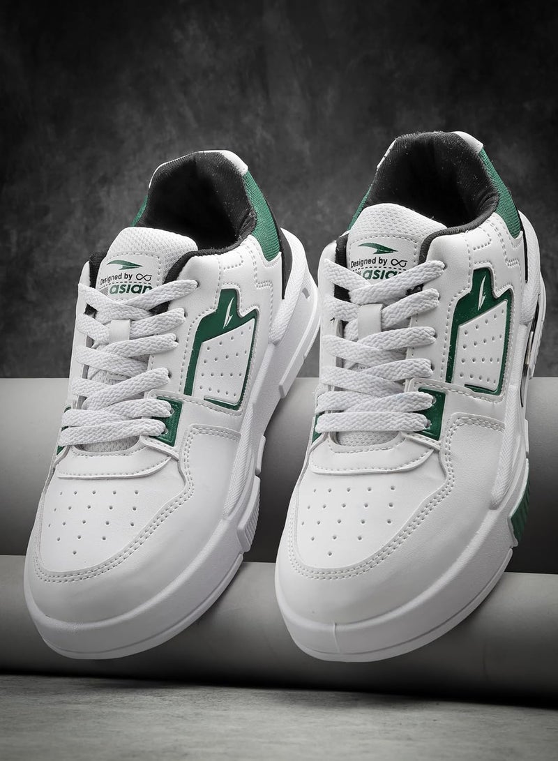 Asian White Sneakers for Men - Image 3